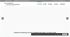 Desktop Screenshot of halterner-autolackiererei.de