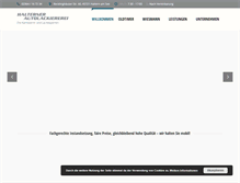 Tablet Screenshot of halterner-autolackiererei.de